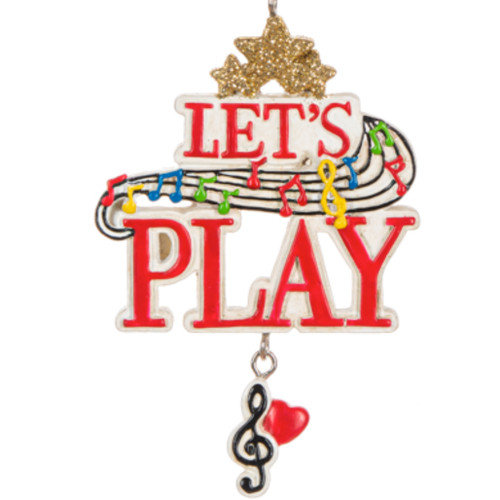 Music Ornament - Let's Play
