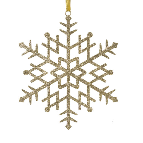 Gold Snowflake Ornament