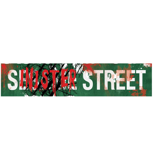 Sinister Street Metal Sign Bloody Distinctive Home Decor