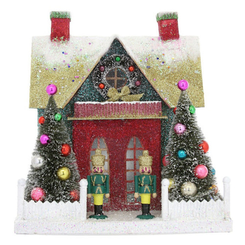 Cody Foster Merry And Bright Glitter Chalet