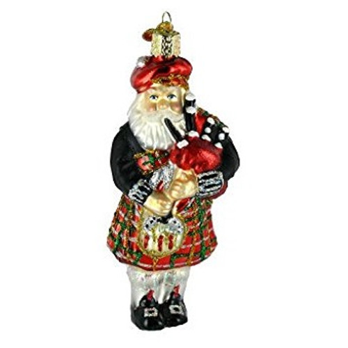 Old World Christmas- Highland Santa Ornament