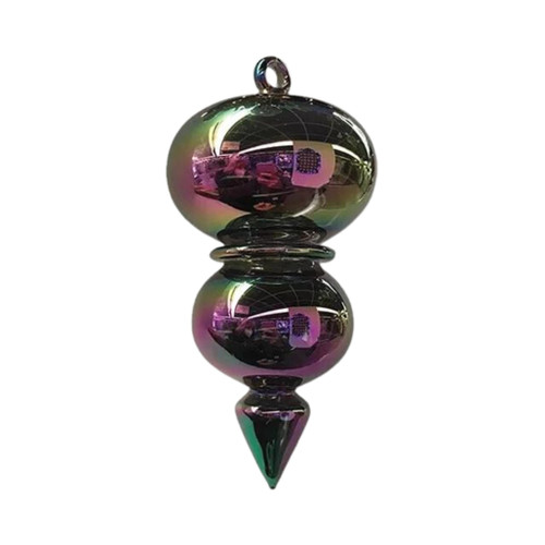 Egyptian Museum Glass Chromatic Finial Ornament