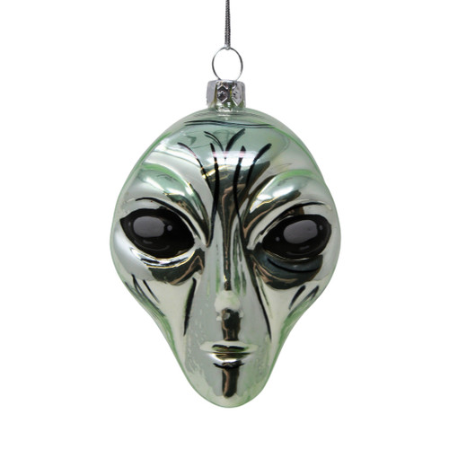 Cody Foster Alien Blown Glass Ornament