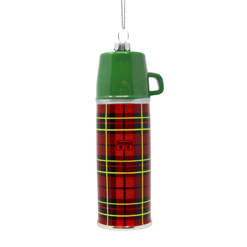 Cody Foster Vintage Thermos Blown Glass Ornament