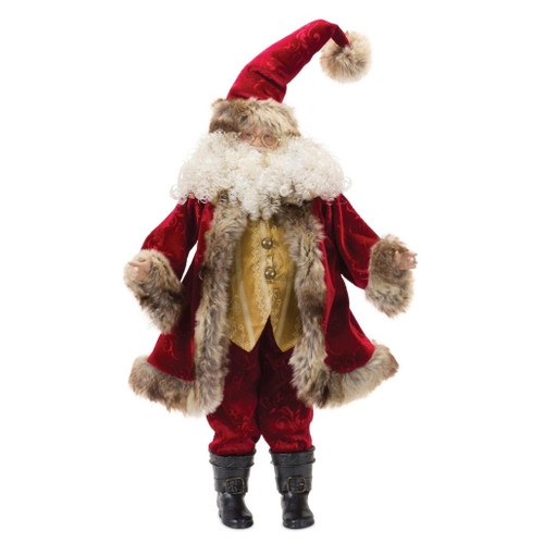 24 Inch Standing Santa Figurine