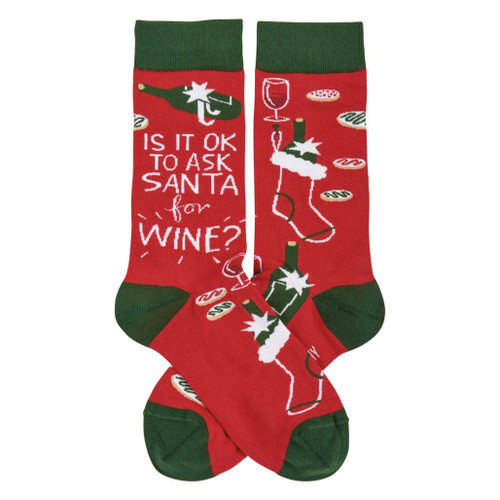 Is It Okay To Ask Santa For Wine Socks