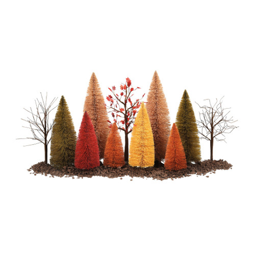 Department 56 - Snow Village Halloween - A Splendid Fall Landscape Set