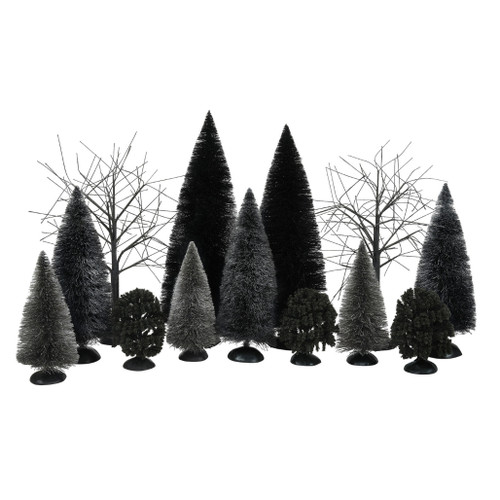 Department 56 - Halloween Village - Dark Forest Set of 13