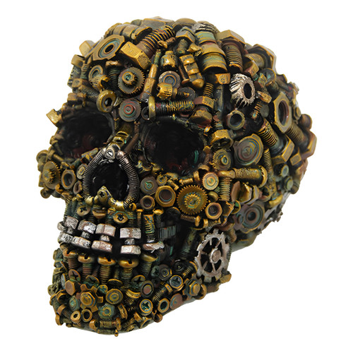 Nuts And Bolts Steampunk Skull