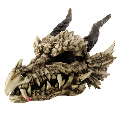 Large Dragon Skull Figurine