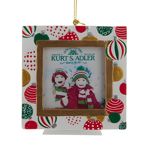 Festive Ornament Photo Frame Ornament