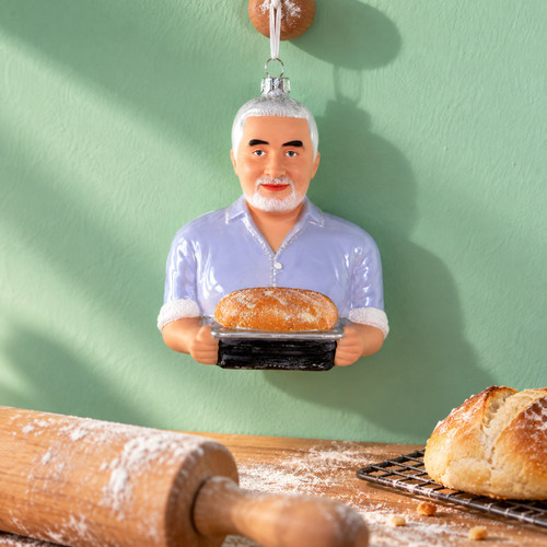 Cody Foster Paul Hollywood Celebrity Chef Ornament – glass Christmas ornament styled in a fun, eclectic home scene