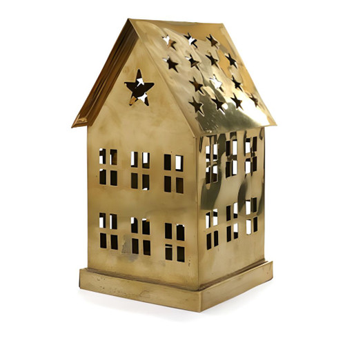 Brass Star Tea Light House