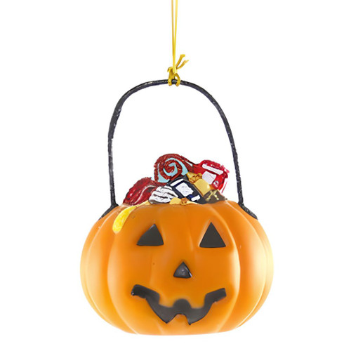 Trick or Treat Pumpkin Basket Ornament