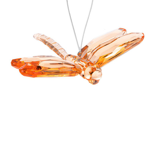 Autumn Dragonfly Ornament - Orange