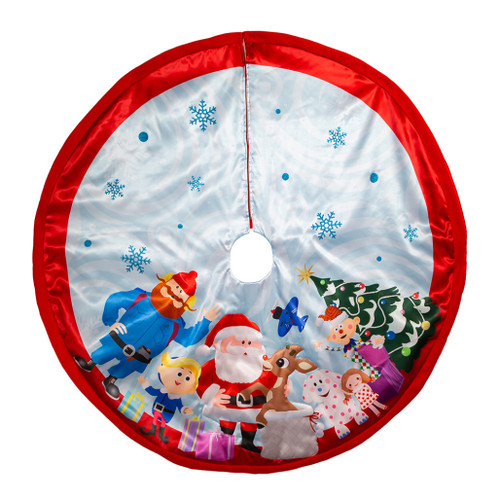 48in Rudolph The Red Nose Reindeer and Friends Tree Skirt