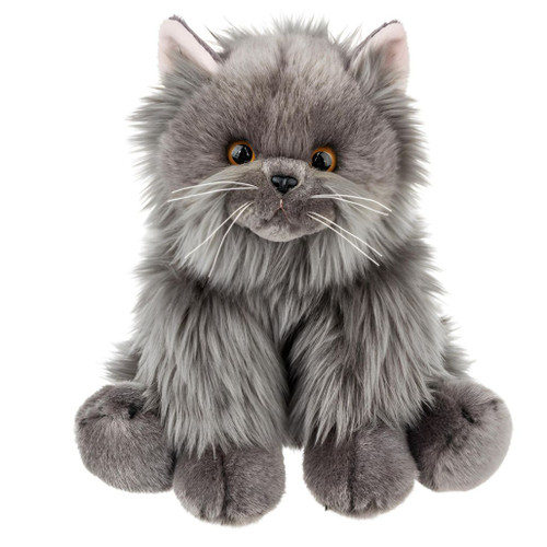 Grey Persian Cat Plush Toy