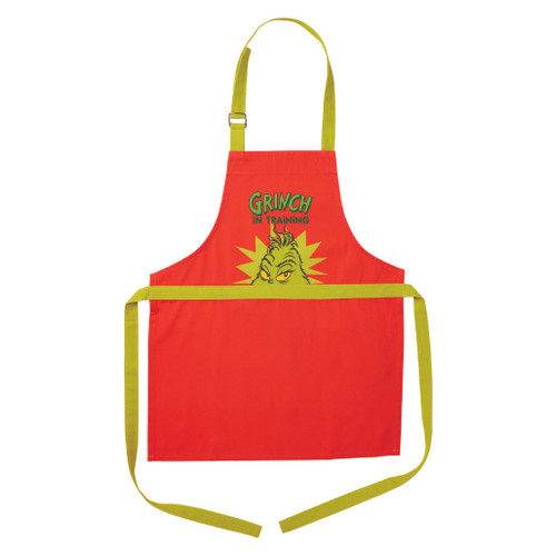 Grinch In Training Junior Apron