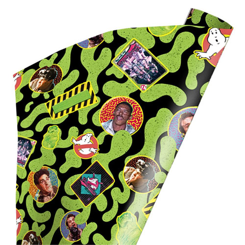 Ghostbusters Retro Cheese Wrapping Paper