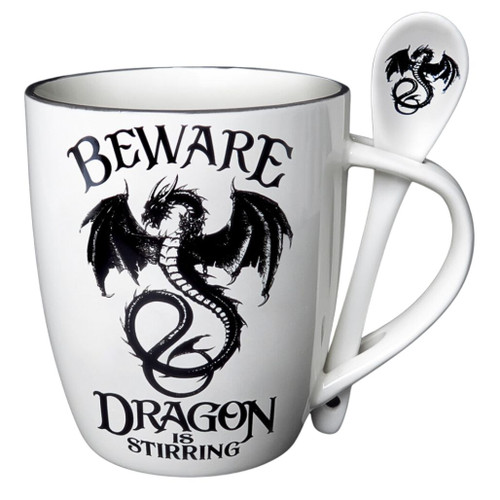 Dragon is Stirring Mug and Spoon Set