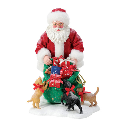 Possible Dreams - Santa With Treats Figurine