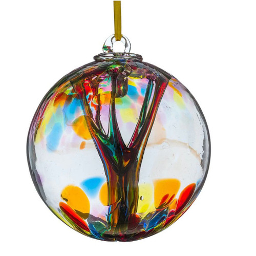 Handblown Glass Spirit Ball - Multicolor