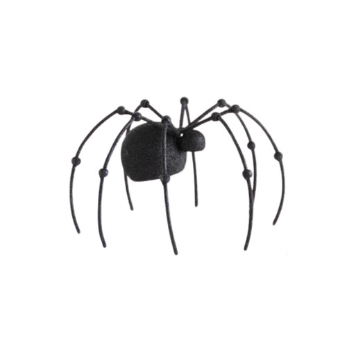 Large Metal Glitter Spider Halloween Decoration