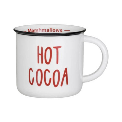 Stoneware Hot Cocoa Mug