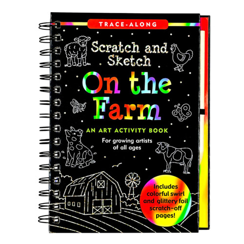 On the Farm Scratch and Sketch Art Activity Book
