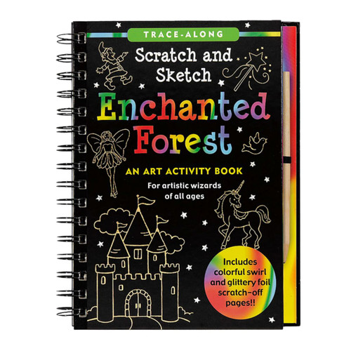 Enchanted Forest Scratch & Sketch Art Activity Book