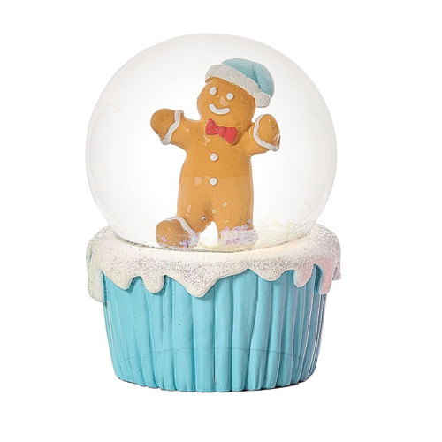 Gingerbread Dome with Cupcake Base - Blue