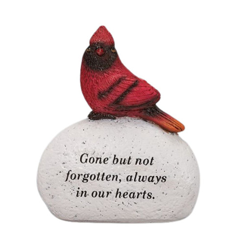 Cardinal on Stone - Not Forgotten