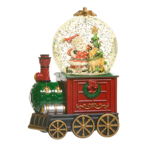 Santa Train Water Globe