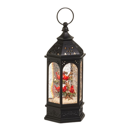 Cardinal Lighted Water Lantern