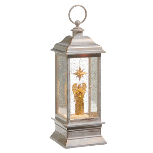 Gold Angel Animated Lighted Water Lantern