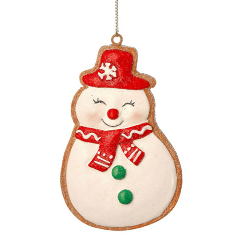 Gingerbread Snowman Ornament