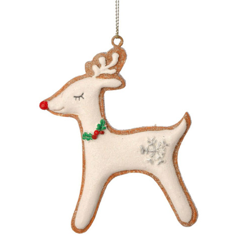 Gingerbread Reindeer Ornament