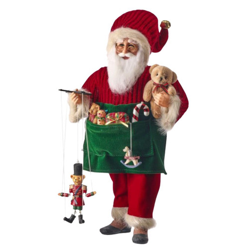 Old St. Nick Workshop Santa Figurine