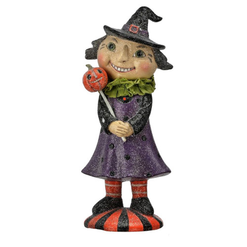 Retro Halloween Witch Figurine