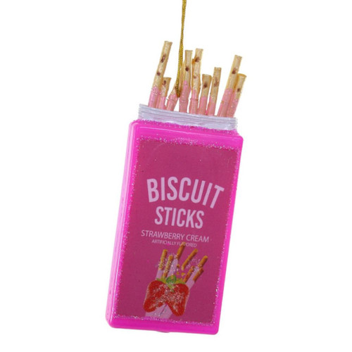 Cody Foster & Co Biscuit Sticks Strawberry Cream Ornament