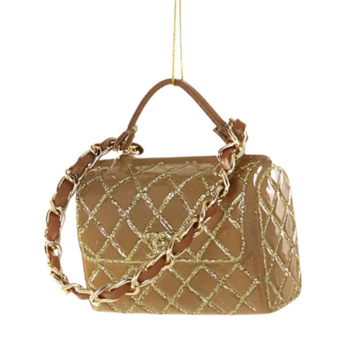 Cody Foster Gold Purse Ornament