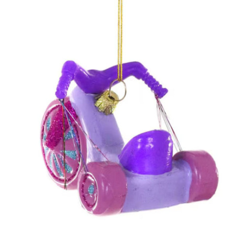 Cody Foster Purple Big Wheel Ornament