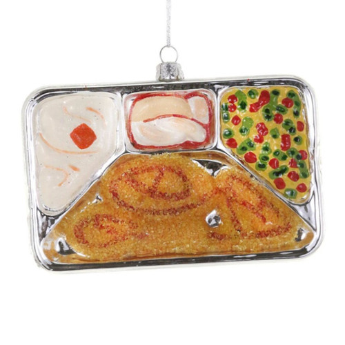 Cody Foster TV Dinner Ornament - Fried Chicken