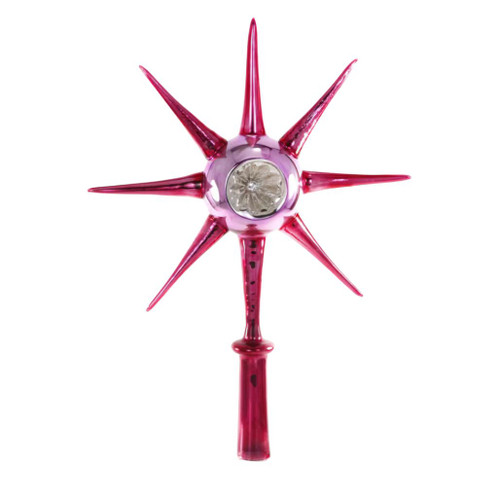 Cody Foster Star of Whimsy Tree Topper – Pink/Red