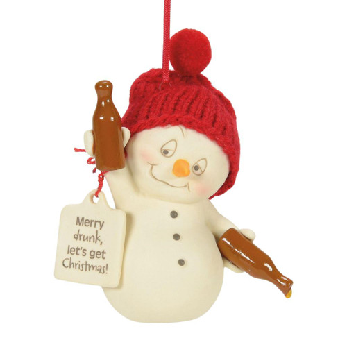 Snowpinions - Merry Drunk Christmas Ornament