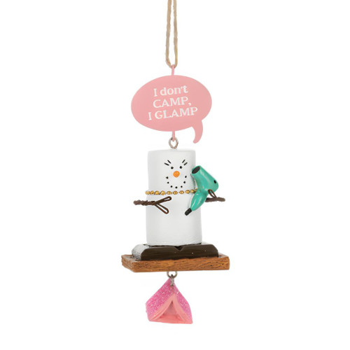 Smores Glamping I Dont Camp, I Glamp Ornament