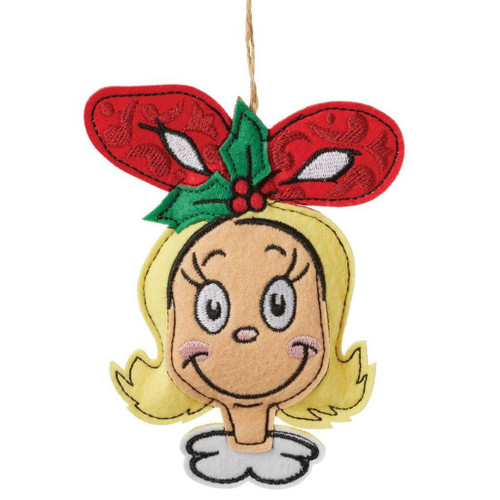 Jim Shore - Dr. Seuss - Felt Cindy Lou Who Ornament