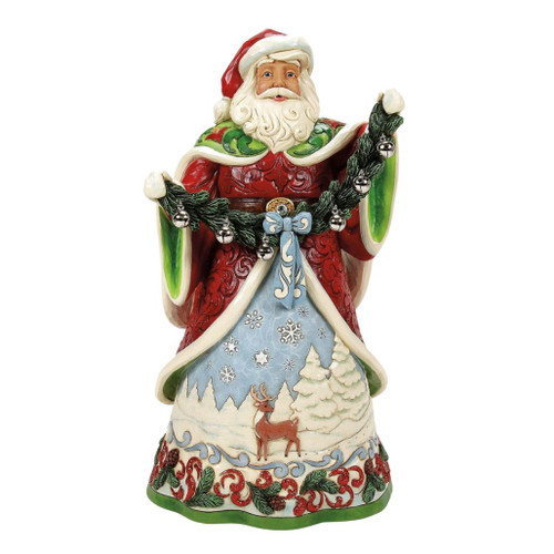 Jim Shore - Heartwood Creek - Santa Winter Tree & Deer Scene Figurine