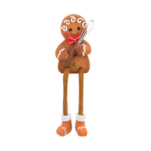 Gingerbread Baker With Whisk Sitter