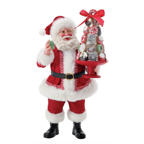 Possible Dreams - Santa with Donut Tower Figurine